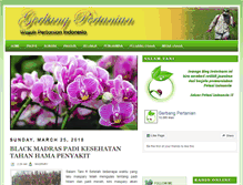 Tablet Screenshot of gerbangpertanian.com